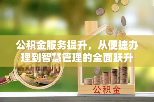 大冶公积金服务提升，从便捷办理到智慧管理的全面跃升