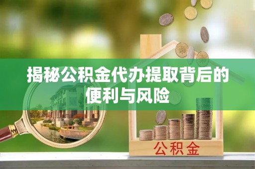 大冶揭秘公积金代办提取背后的便利与风险