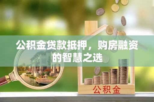 大冶公积金贷款抵押，购房融资的智慧之选