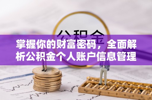 大冶掌握你的财富密码，全面解析公积金个人账户信息管理与优化