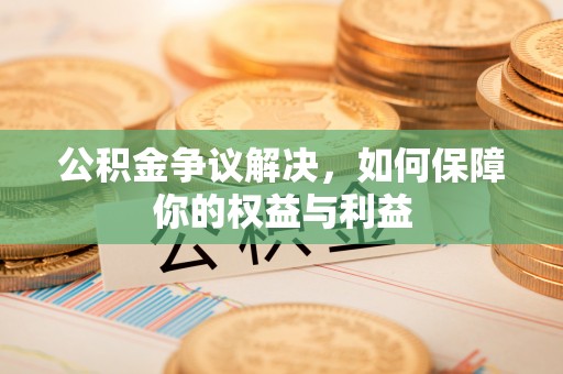 大冶公积金争议解决，如何保障你的权益与利益