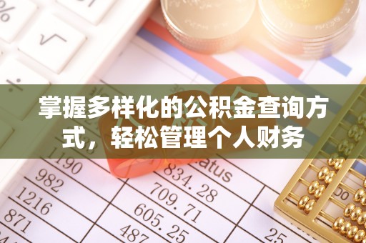 大冶掌握多样化的公积金查询方式，轻松管理个人财务