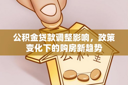 大冶公积金贷款调整影响，政策变化下的购房新趋势