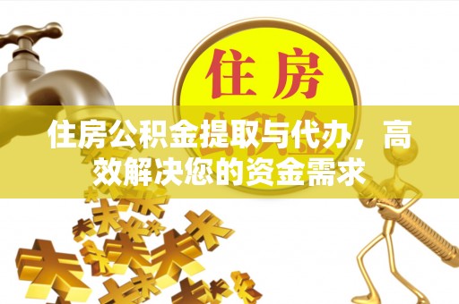 大冶住房公积金提取与代办，高效解决您的资金需求