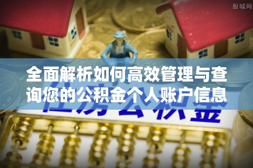 大冶全面解析如何高效管理与查询您的公积金个人账户信息