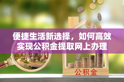大冶便捷生活新选择，如何高效实现公积金提取网上办理