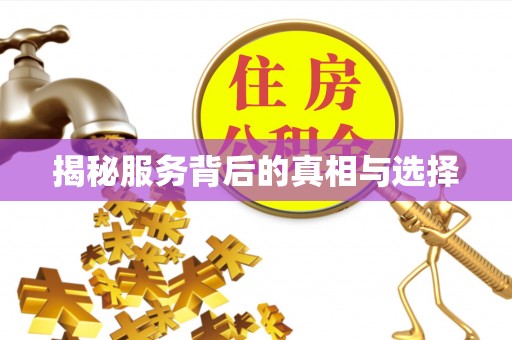 大冶揭秘服务背后的真相与选择