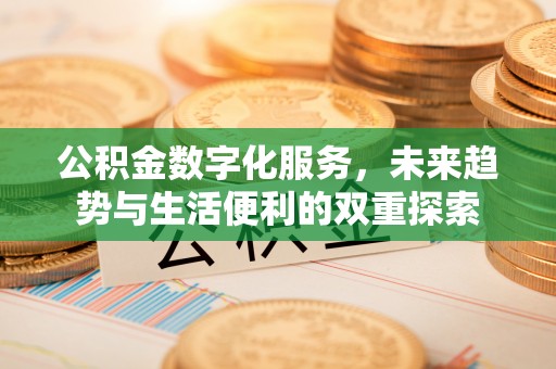 大冶公积金数字化服务，未来趋势与生活便利的双重探索