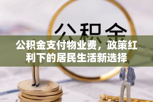 大冶公积金支付物业费，政策红利下的居民生活新选择