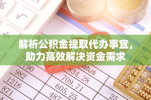 大冶解析公积金提取代办事宜，助力高效解决资金需求
