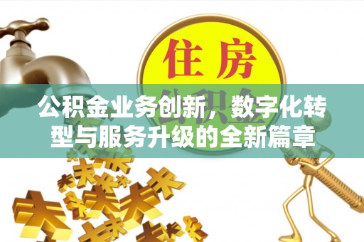 大冶公积金业务创新，数字化转型与服务升级的全新篇章