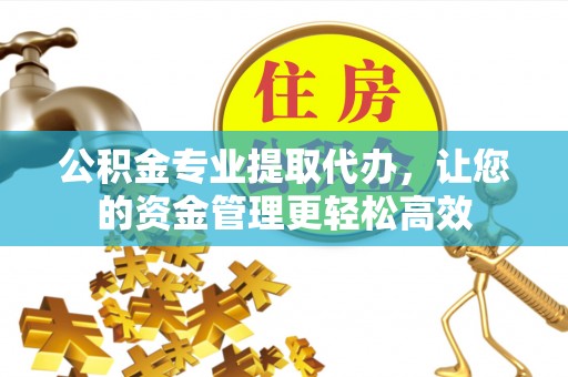 大冶公积金专业提取代办，让您的资金管理更轻松高效