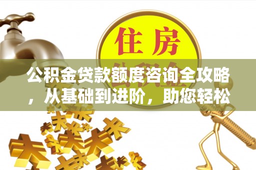 大冶公积金贷款额度咨询全攻略，从基础到进阶，助您轻松掌握关键要点