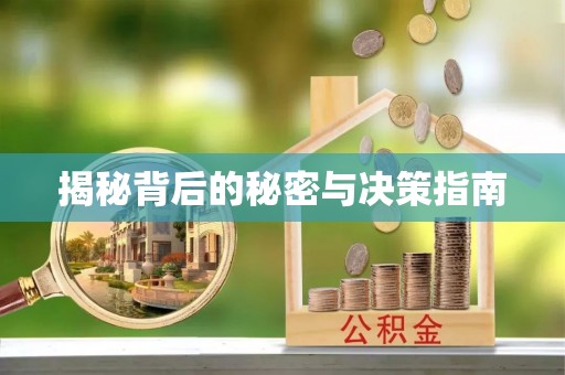 大冶揭秘背后的秘密与决策指南