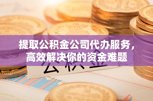 大冶提取公积金公司代办服务，高效解决你的资金难题