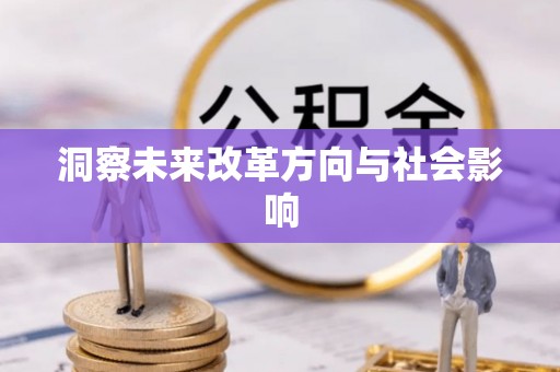 大冶洞察未来改革方向与社会影响