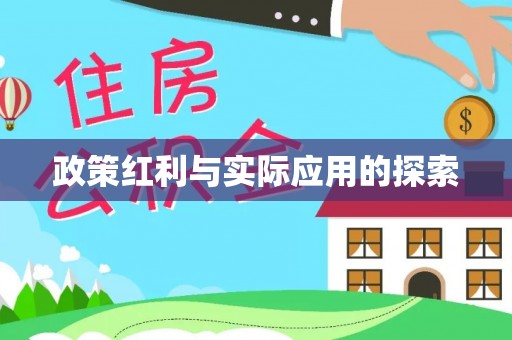 大冶政策红利与实际应用的探索