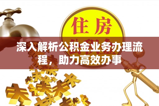 大冶深入解析公积金业务办理流程，助力高效办事