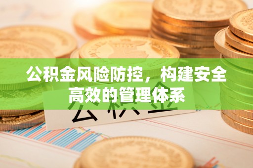 大冶公积金风险防控，构建安全高效的管理体系