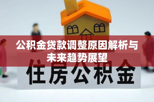 大冶公积金贷款调整原因解析与未来趋势展望