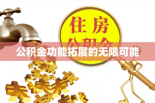 大冶公积金功能拓展的无限可能