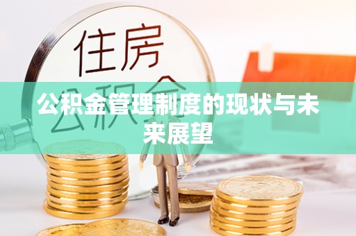 大冶公积金管理制度的现状与未来展望