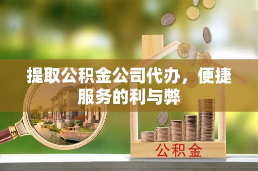 大冶提取公积金公司代办，便捷服务的利与弊