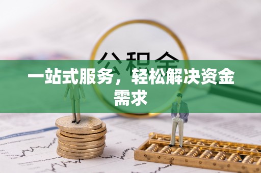 大冶一站式服务，轻松解决资金需求